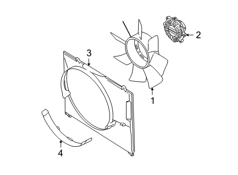 1999 Mitsubishi Montero Sport Cooling Fan Diagram