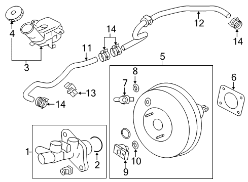 2017 Mitsubishi Outlander Dash Panel Components