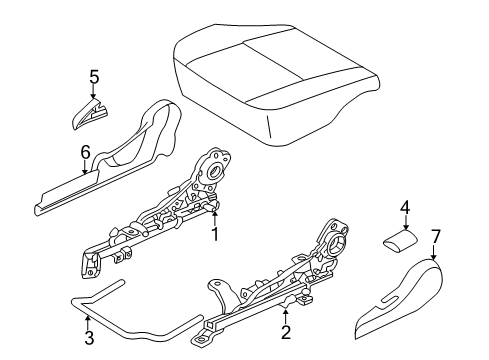 2004 Mitsubishi Lancer Tracks & Components