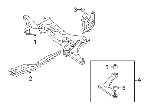 2012 Mitsubishi Outlander Front Suspension Components