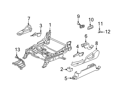 2005 Mitsubishi Endeavor Tracks & Components