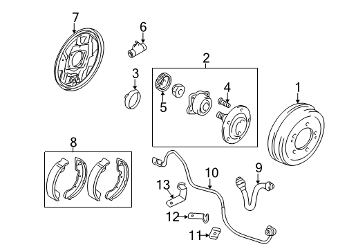 2003 Mitsubishi Galant Anti-Lock Brakes