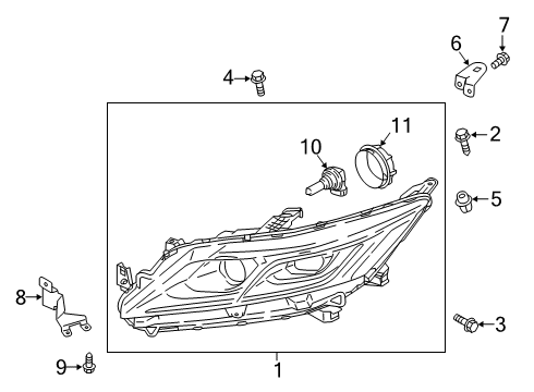 2020 Mitsubishi Eclipse Cross Bulbs