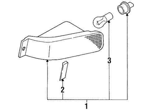 1991 Mitsubishi 3000GT Bulbs