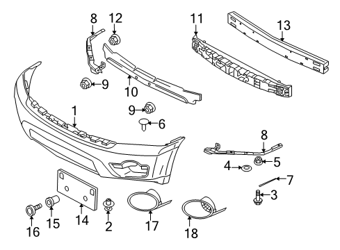 2006 Mitsubishi Endeavor Bumper & Components - Front