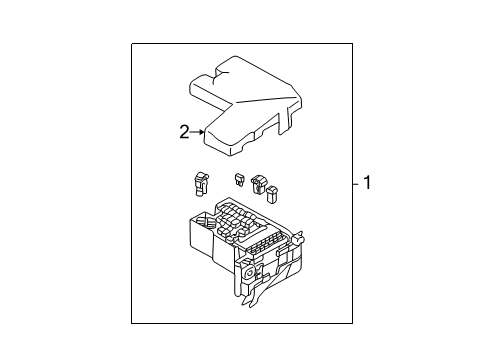 2001 Mitsubishi Eclipse Electrical Components Diagram