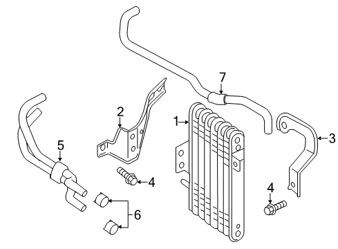 2020 Mitsubishi Outlander Sport Trans Oil Cooler
