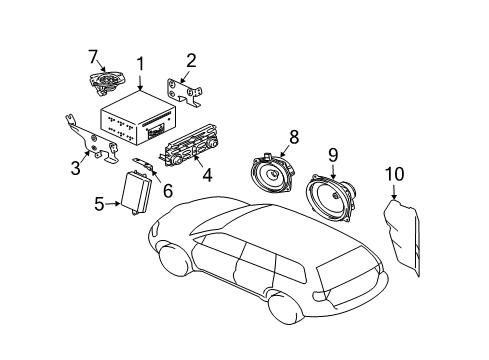 2005 Mitsubishi Endeavor Sound System