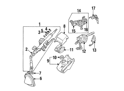 1996 Mitsubishi Mirage Ignition Lock