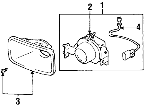 2000 Mitsubishi Montero Bulbs