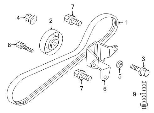 2011 Mitsubishi Endeavor Belts & Pulleys