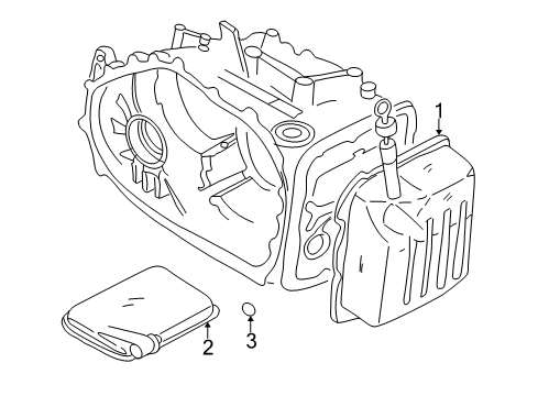 2005 Mitsubishi Endeavor Transaxle Parts