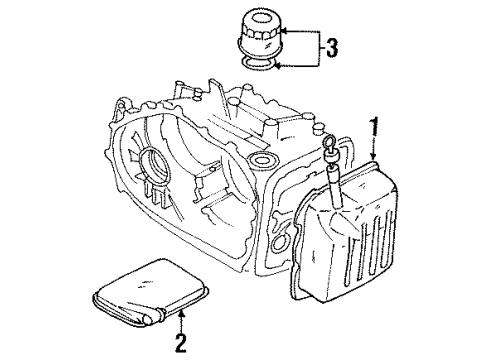 2002 Mitsubishi Mirage Transaxle Parts