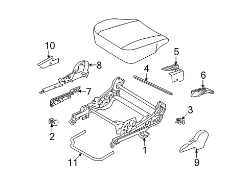 2007 Mitsubishi Lancer Tracks & Components