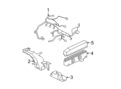 2011 Mitsubishi Galant Wiring Harness