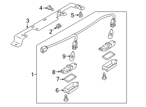 2014 Mitsubishi Mirage Bulbs