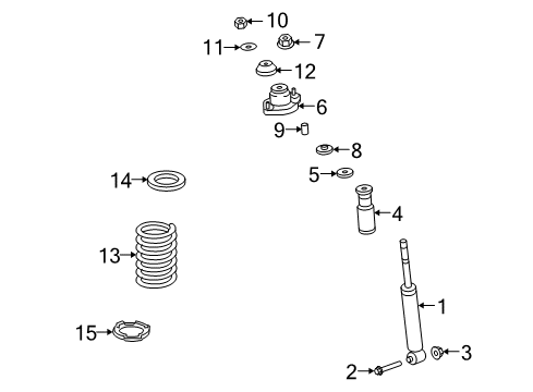 2008 Mitsubishi Outlander Shocks & Components