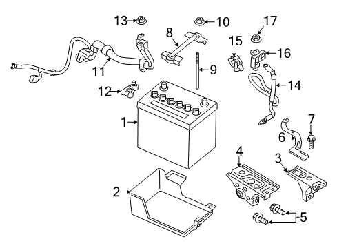 2020 Mitsubishi Outlander Sport Battery