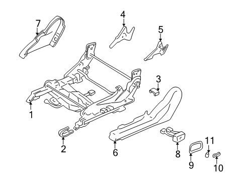 2003 Mitsubishi Galant Tracks & Components