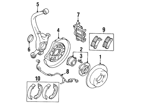 1997 Mitsubishi Eclipse Anti-Lock Brakes