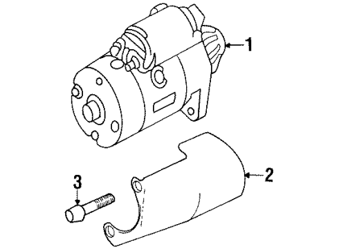 2000 Mitsubishi Montero Starter