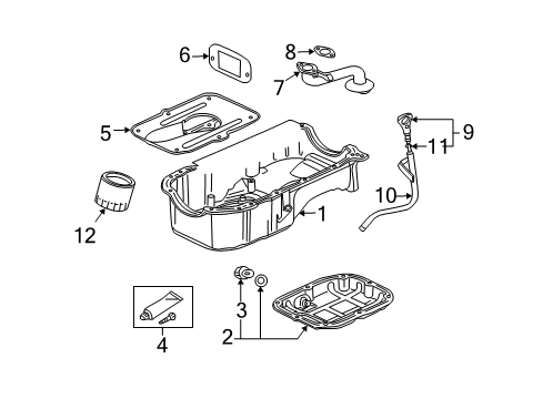 2005 Mitsubishi Endeavor Engine Parts