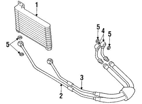1990 Mitsubishi Eclipse Engine Oil Cooler