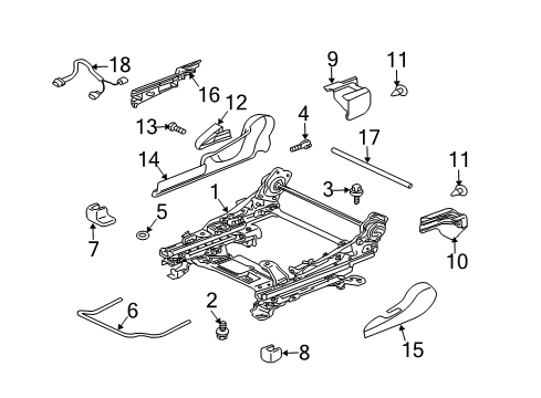 2005 Mitsubishi Outlander Tracks & Components