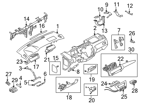 2004 Mitsubishi Lancer Instrument Panel