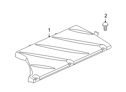 2004 Mitsubishi Lancer Engine Appearance Cover