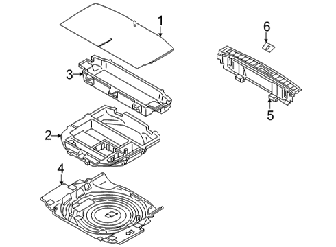 2024 Mitsubishi Outlander Interior Trim - Rear Body