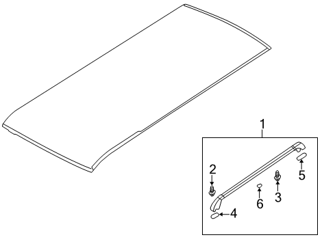2005 Mitsubishi Outlander Luggage Carrier