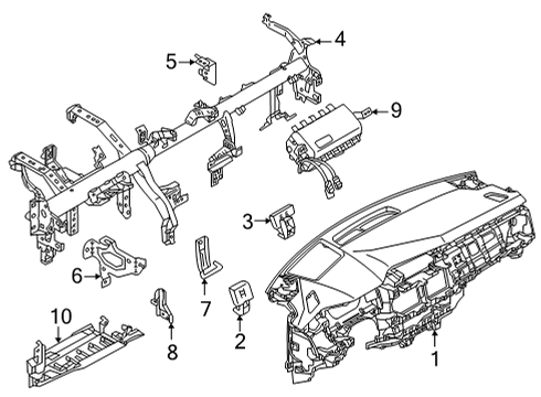 2024 Mitsubishi Outlander Instrument Panel