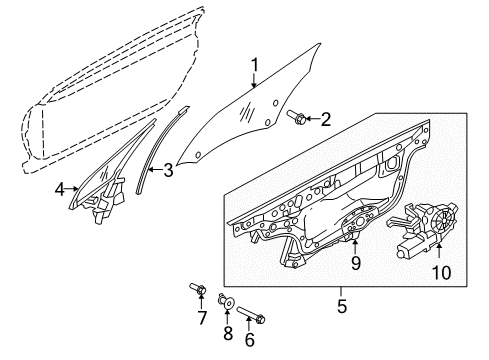 2010 Mitsubishi Eclipse Door Diagram