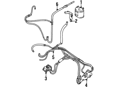 1999 Mitsubishi 3000GT EGR System