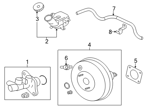 2012 Mitsubishi Outlander Dash Panel Components
