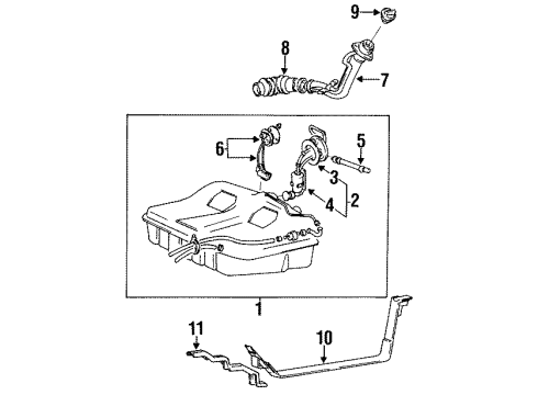 1991 Mitsubishi Galant Fuel Supply