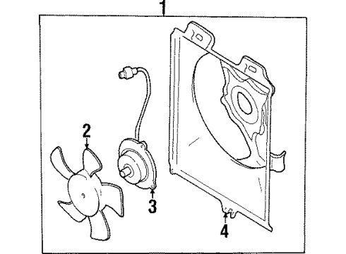 2002 Mitsubishi Mirage A/C Condenser
