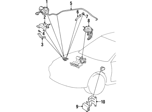 1998 Mitsubishi Mirage Cruise Control System