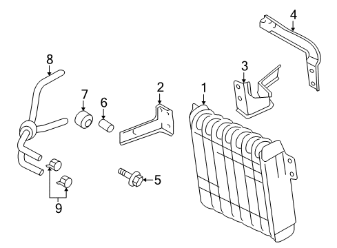 2012 Mitsubishi Outlander Trans Oil Cooler Diagram 2