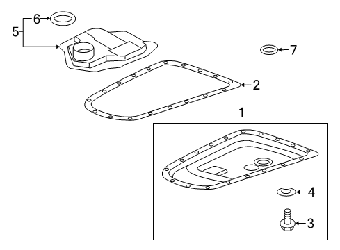 2017 Mitsubishi Outlander Transaxle Parts