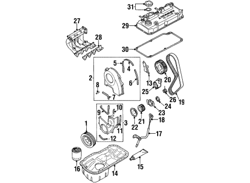 2002 Mitsubishi Mirage Intake Manifold
