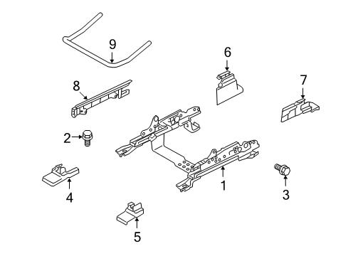 2012 Mitsubishi Lancer Tracks & Components