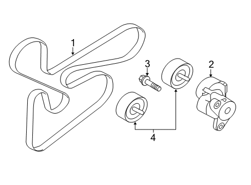 2012 Mitsubishi Lancer Belts & Pulleys