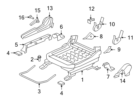 2008 Mitsubishi Outlander Tracks & Components