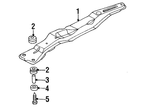 1997 Mitsubishi Eclipse Engine Crossmember