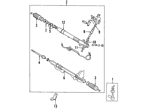 1998 Mitsubishi Galant P/S Pump & Hoses