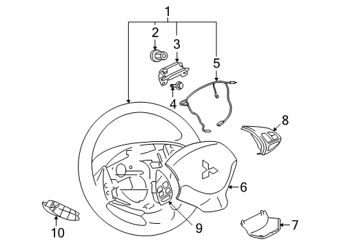 2008 Mitsubishi Outlander Cruise Control System