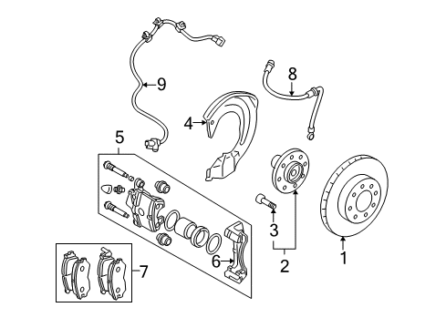 2012 Mitsubishi Eclipse Anti-Lock Brakes Diagram