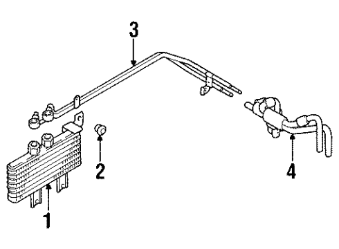 1998 Mitsubishi Eclipse Trans Oil Cooler Diagram 3